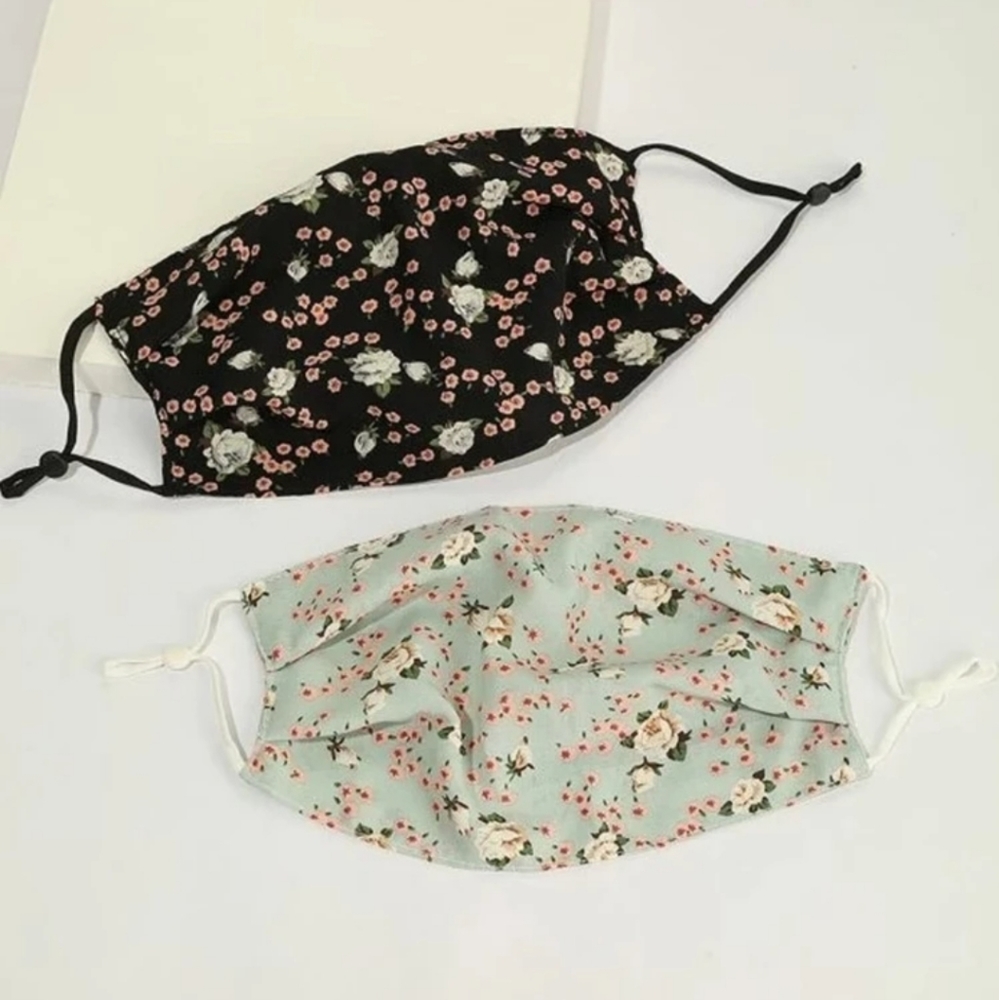 Floral Face Mask - Picture 2 of 4